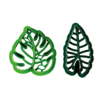 Tropical Leaf Plastic Cookie Cutter - Decora