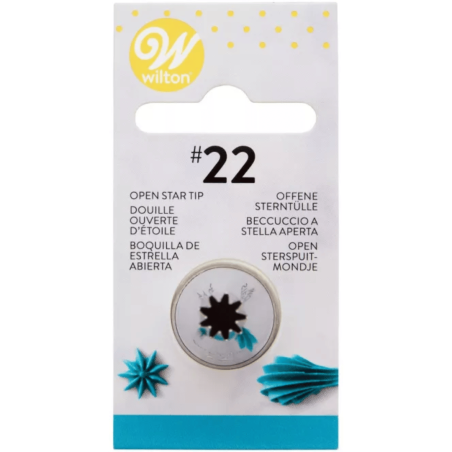 Wilton Stainless Steel Star Tip #22