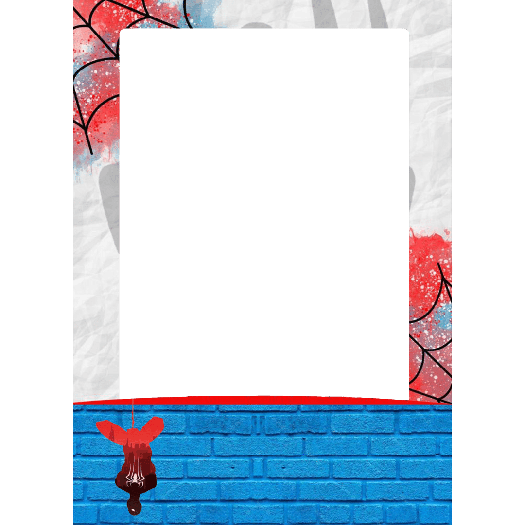 Spider uniform edible photo A4