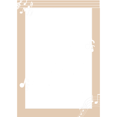 Personalized Musician sugar sheet A4