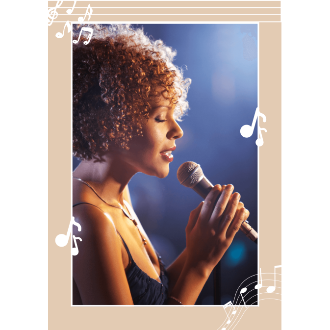 Personalized Musician sugar sheet A4