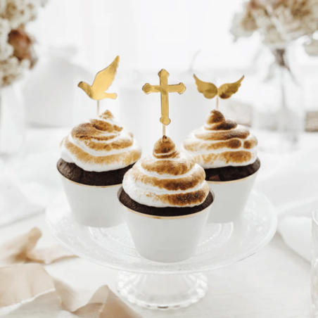 Communion Cupcake Toppers - 6 pieces