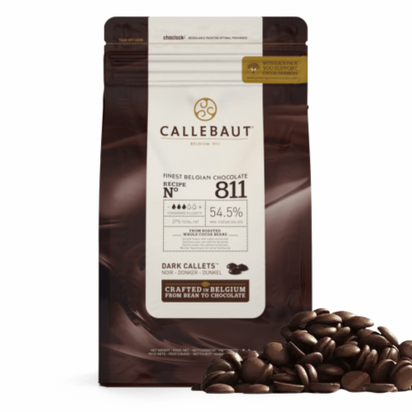 Callebaut dark couverture chocolate 54.5% | Belgian Chocolate