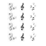 12 mini sugar music discs