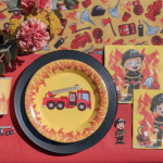 firefighter birthday table