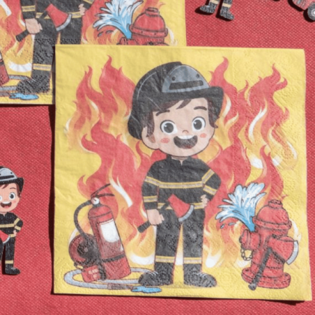 firefighter towel back