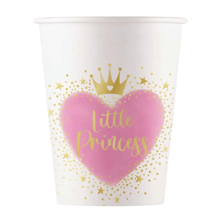 8 little princess cups
