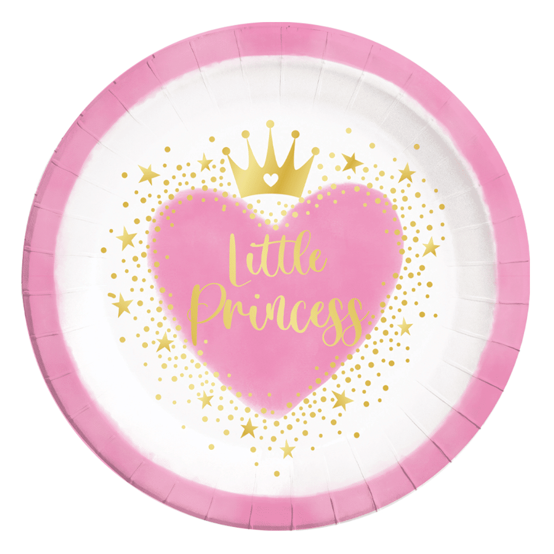 8 assiettes My Little Princess 23 cm