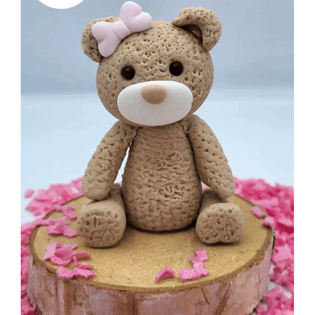 Bear modeling mold in sugar paste | Cake Design Material