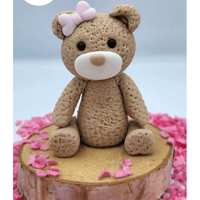 Bear modeling mold in sugar paste | Cake Design Material