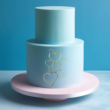 heart face topper
