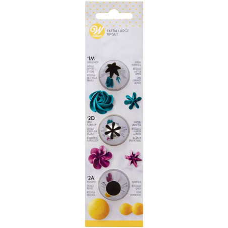 Set of 3 Wilton sockets - 2D 1M 2A