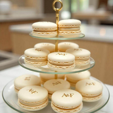 personalized macaron shells