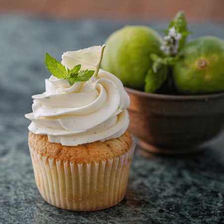 cupcake lemon green