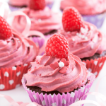 raspberry-flavored cupcake