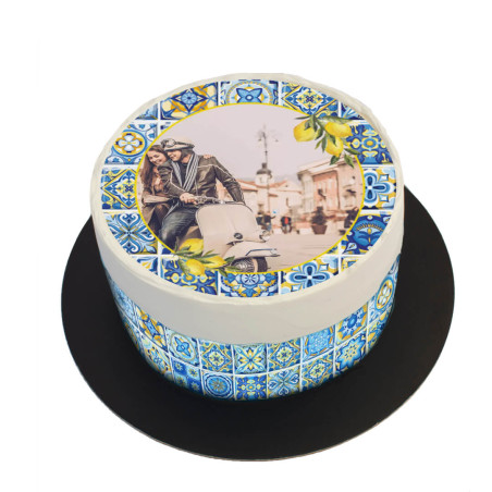 Edible photo Amalfi 24cm