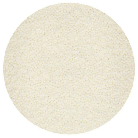 Mini white sugar pearls 1 mm - 800 gr