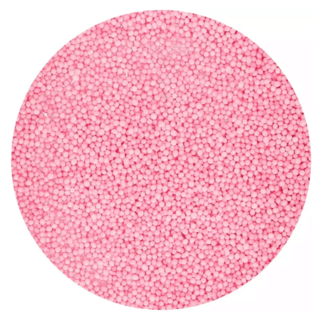 Mini pink sugar pearls 1 mm - 800 gr