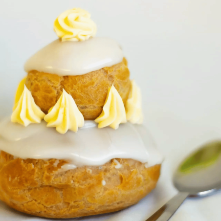 religious pastry white fondant