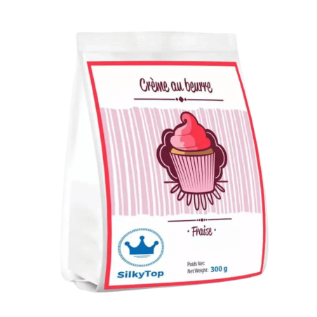 Strawberry Buttercream Mix 300g silkytop
