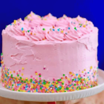 strawberry buttercream cake