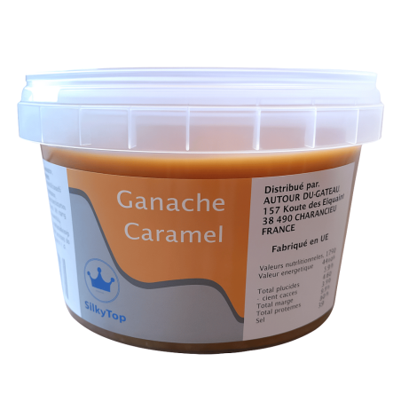 ready-to-use caramel ganache
