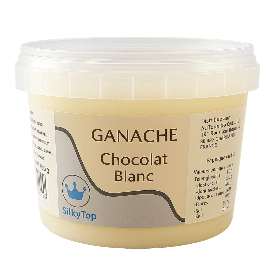ready-to-use white chocolate ganache