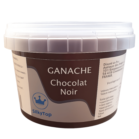 Ready-to-use Dark Chocolate Ganache 260g | Silkytop