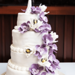 purple gumpaste flowers