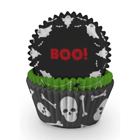 75 Halloween cupcake cases