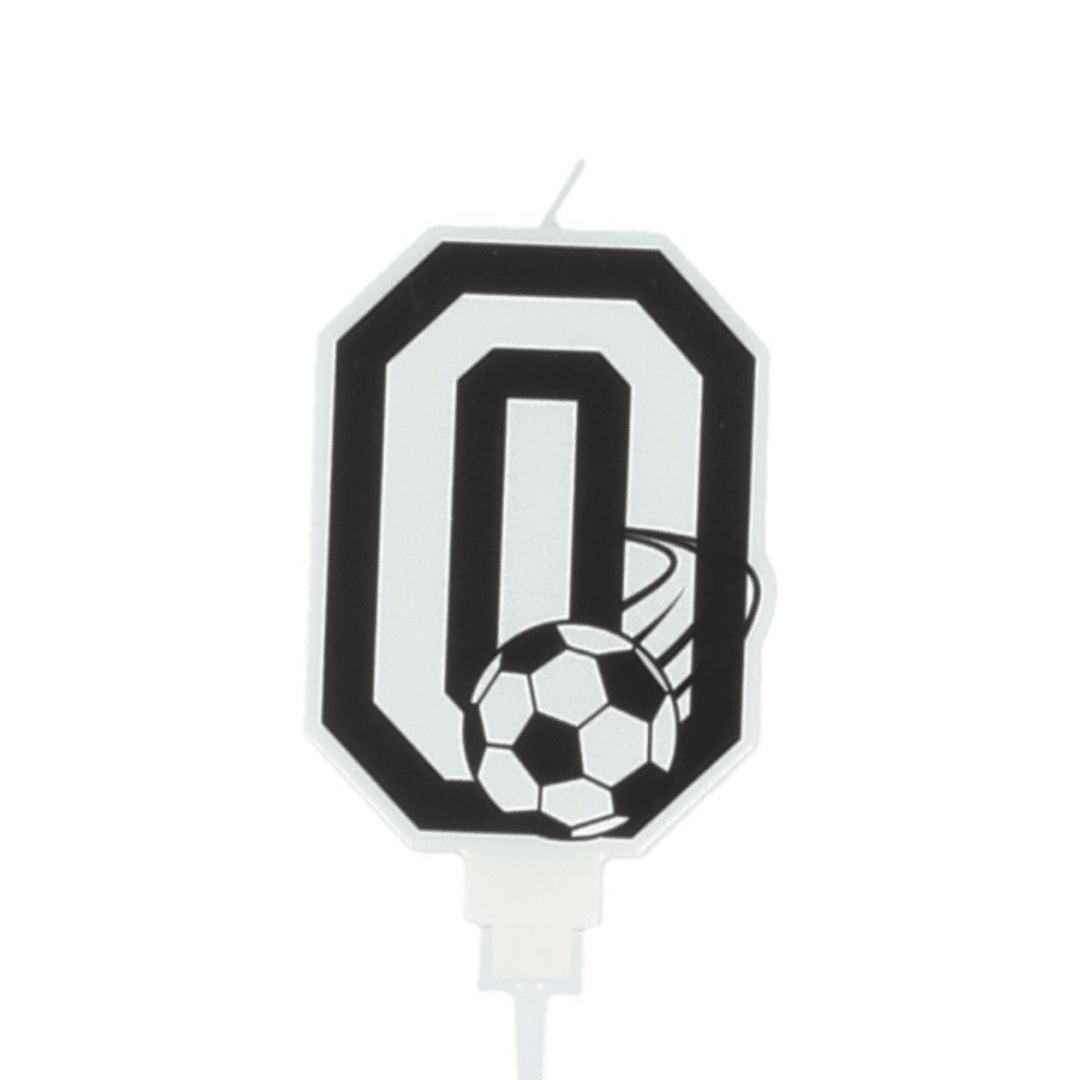 Football number birthday candles