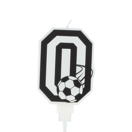 Football number birthday candles