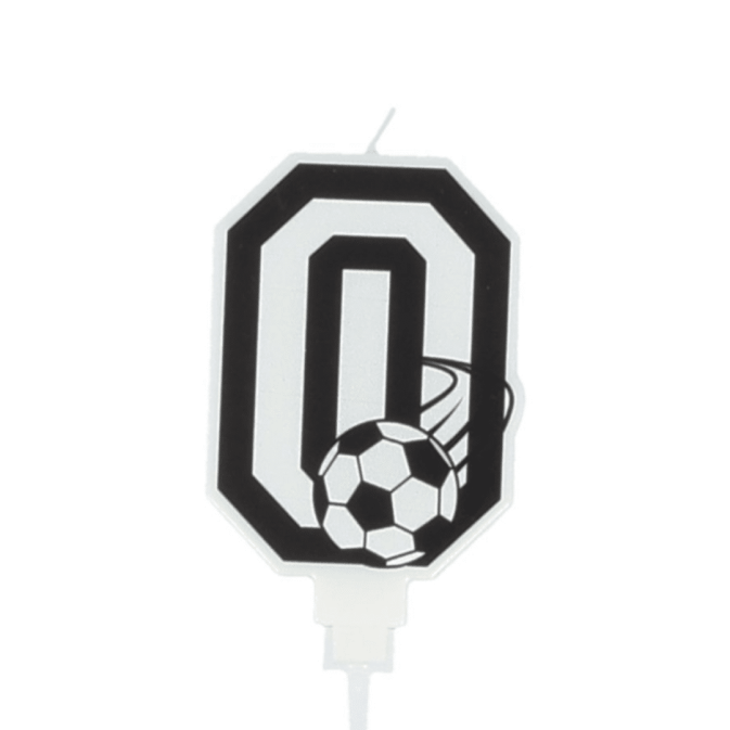 Football number birthday candles