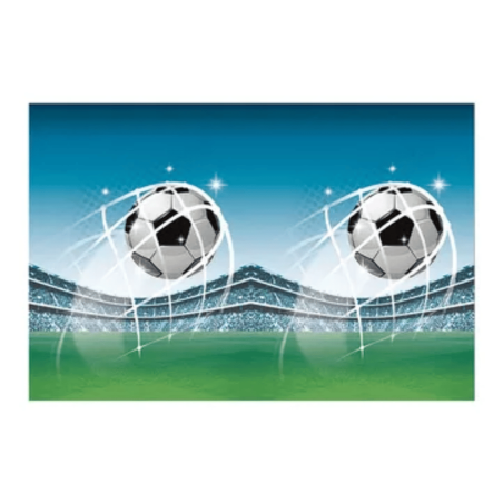 Plastic football tablecloth