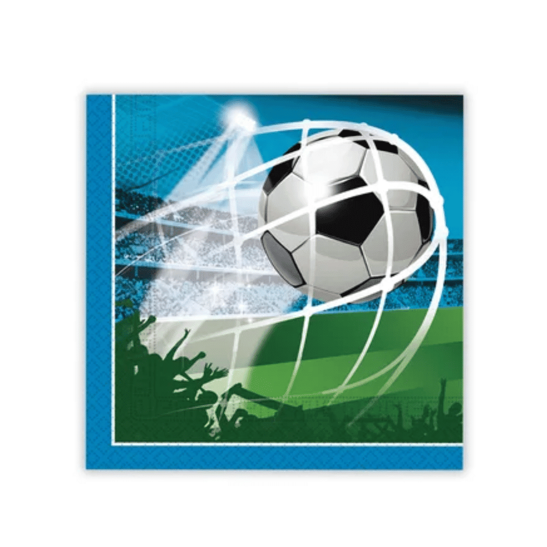 Pack of 20 football napkins