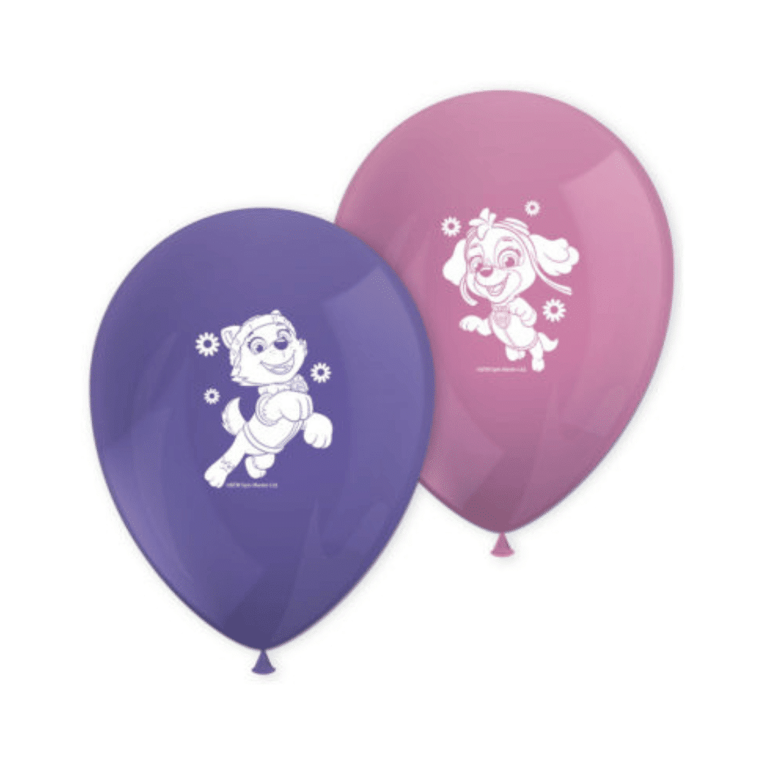 8 Paw Patrol balloons