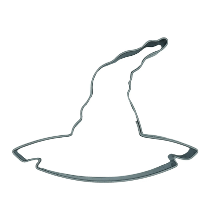 Metal witch hat cookie cutter