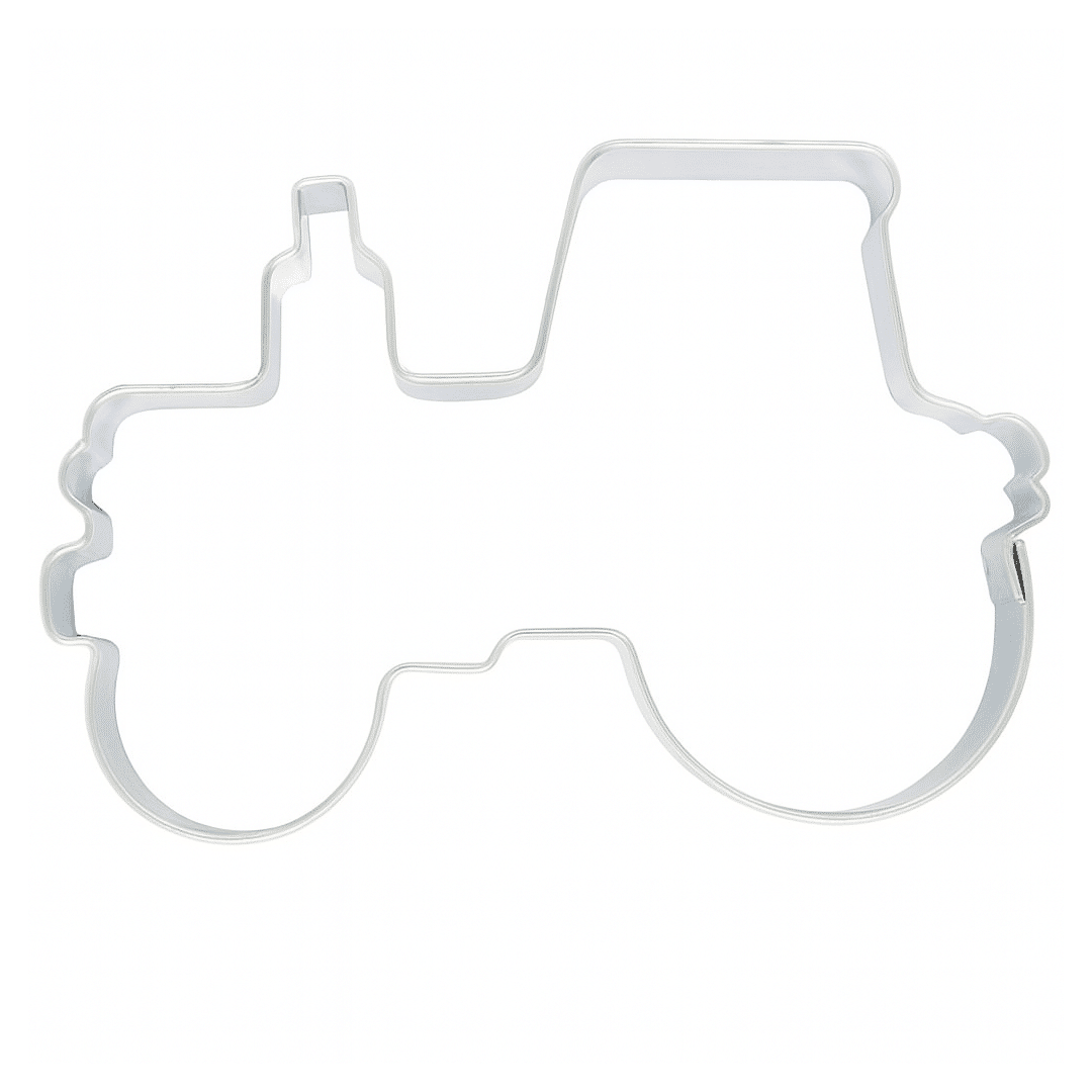 Tractor cookie cutter for cake design