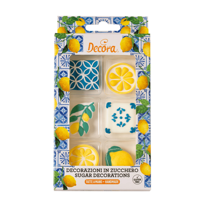 Amalfi Decora sugar decorations – set of 6