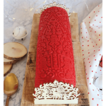 Silicone mat for Christmas log patterns Scrapcooking