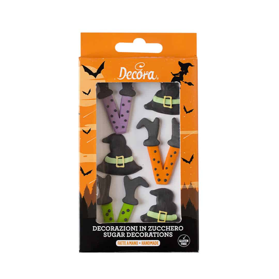 Halloween Witch Sugar Cake Decorations