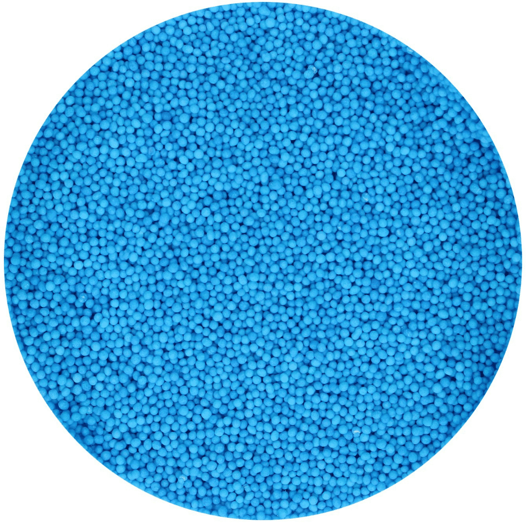 Mini blue sugar pearls | Cake decoration