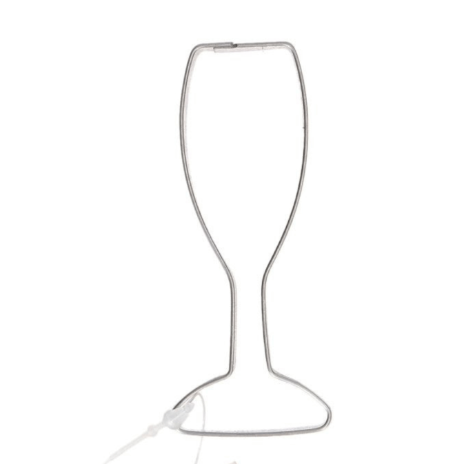Cookie Cutter 'Flute a Champagne' for New Year's Eve or Xmas Biscuits