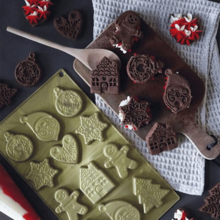 Christmas cookie silicone mold