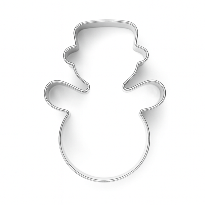 Snowman cookie cutter