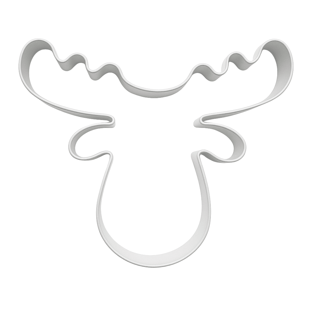 Reindeer head cookie cutter - Christmas