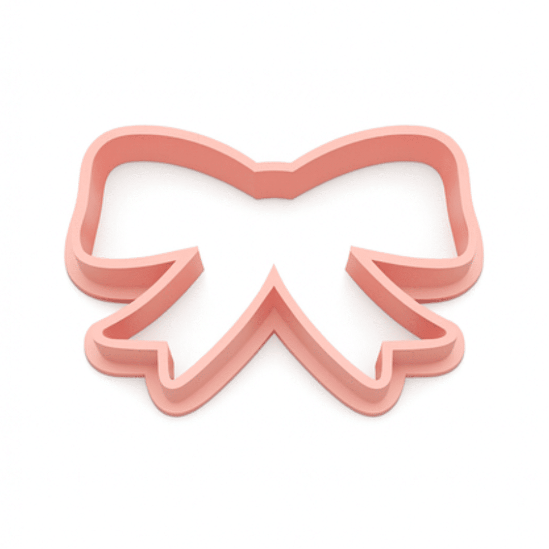 Bow cookie cutter 8 cm