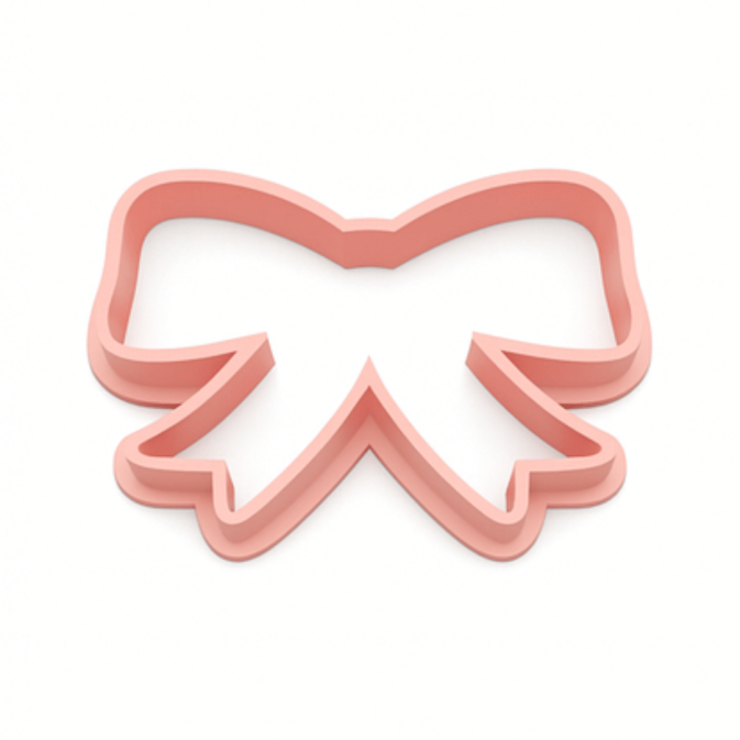 Bow cookie cutter 8 cm