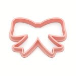 Bow cookie cutter 8 cm