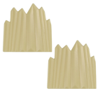 Ice cream tip for white chocolate log